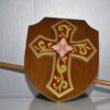 Escudo Estilo Madera Cristiano - Imagen 9